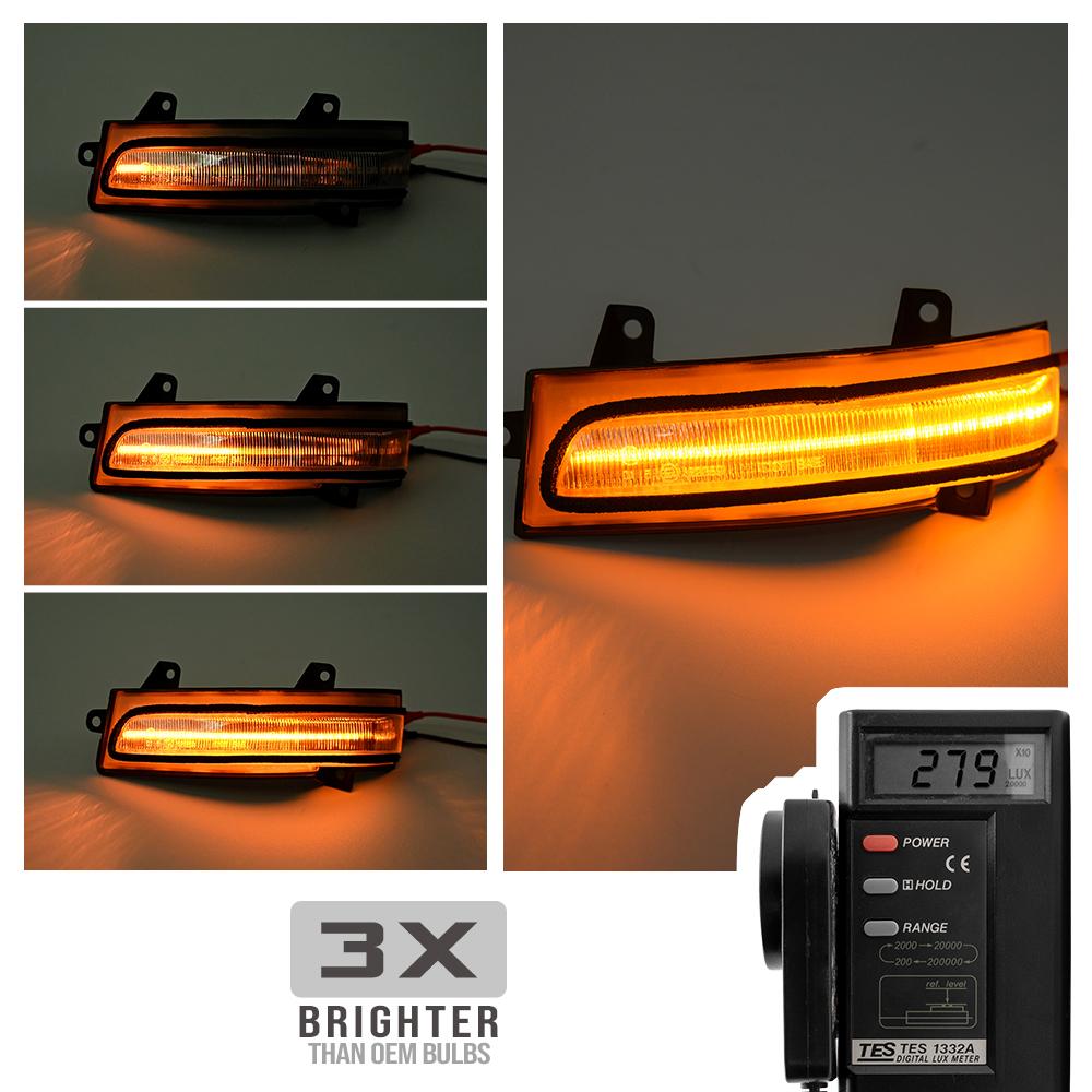 For Honda Civic Saloon 2012-2014 City 2009-2011 Civic Hybrid 2012-2013 Sequential LED Rearview Side Mirror Blinkers Turn Signals