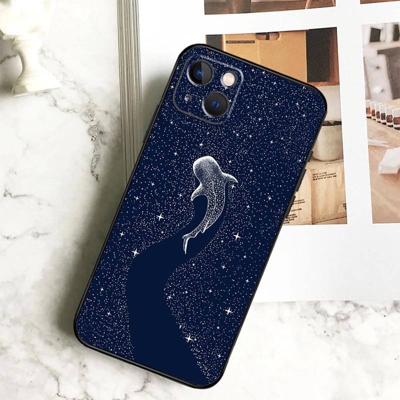 Чехол для телефона «Звездный косатка-китовая акула» для iPhone 15 16 14 Plus 13 12 Mini 11 Pro Max X XR XS Max 7 8 Задняя крышка