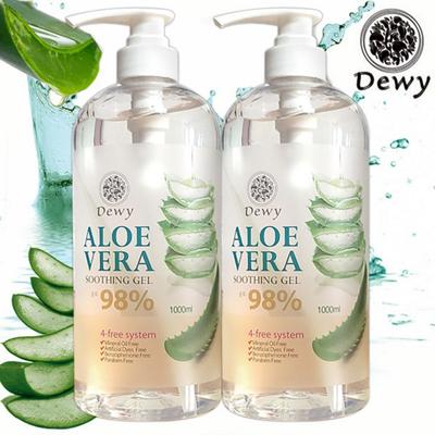 Dewey Aloe Vera Soothing Gel 1000 мл 98% 2 шт./Aloe Soothing Gel Гель алоэ, 1 л, 2 шт.