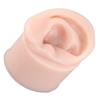Silicone Ear Model Medium Skin Color Piercing Practice Ear Model for Earrings Display Teaching