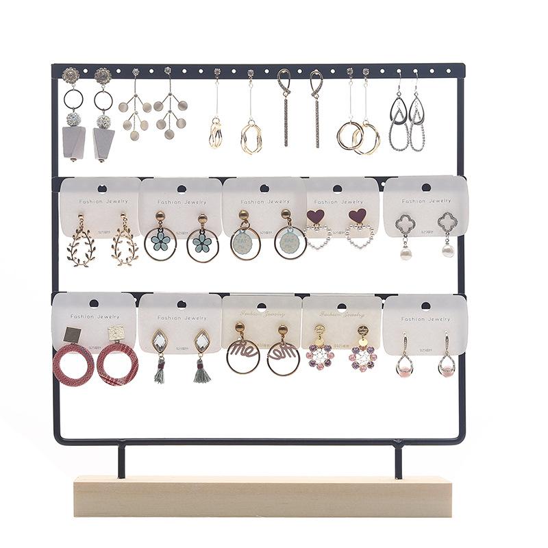 Counter Showcase Props Elegant Jewelry Storage Rack Bracelet Pendant Stand Convenient Earrings Display Stand For Gift For
