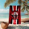proof beach towel with AFC Ajax pattern - soft,absorbent,quick-drying,machine washable - perfect for swimming,camping,bathing