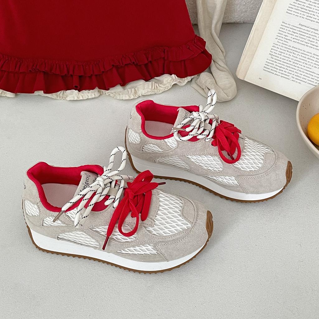 Женские кроссовки Queen Fan Silver Retro Platform для тренировок, обувь 2025, новые летние, увеличивающие рост, повседневные кроссовки для ношения с юбкой