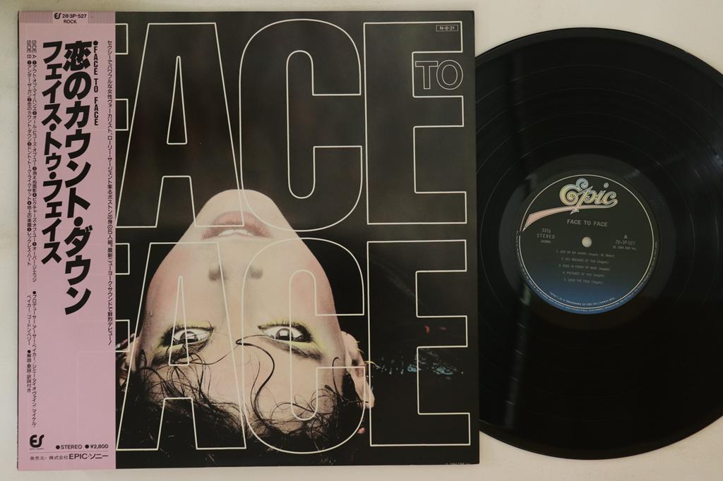LP Record FACE TO FACE - Face To Face 283P527 EPIC 1984 Japan Obi Pop Used