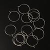 bottle Labeling Wire Hoops for Party,Bar Glass Tags Earring Hoop Material Glass Charm Wine Rings