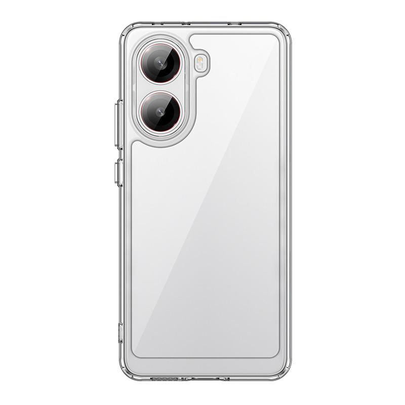 Для чехла Xiaomi Poco X7 Pro Чехол Poco X7 5G TPU Бортик Акриловая Задняя Панель Бампер Защитные Чехлы для Телефона На Poco X7 Pro Funda