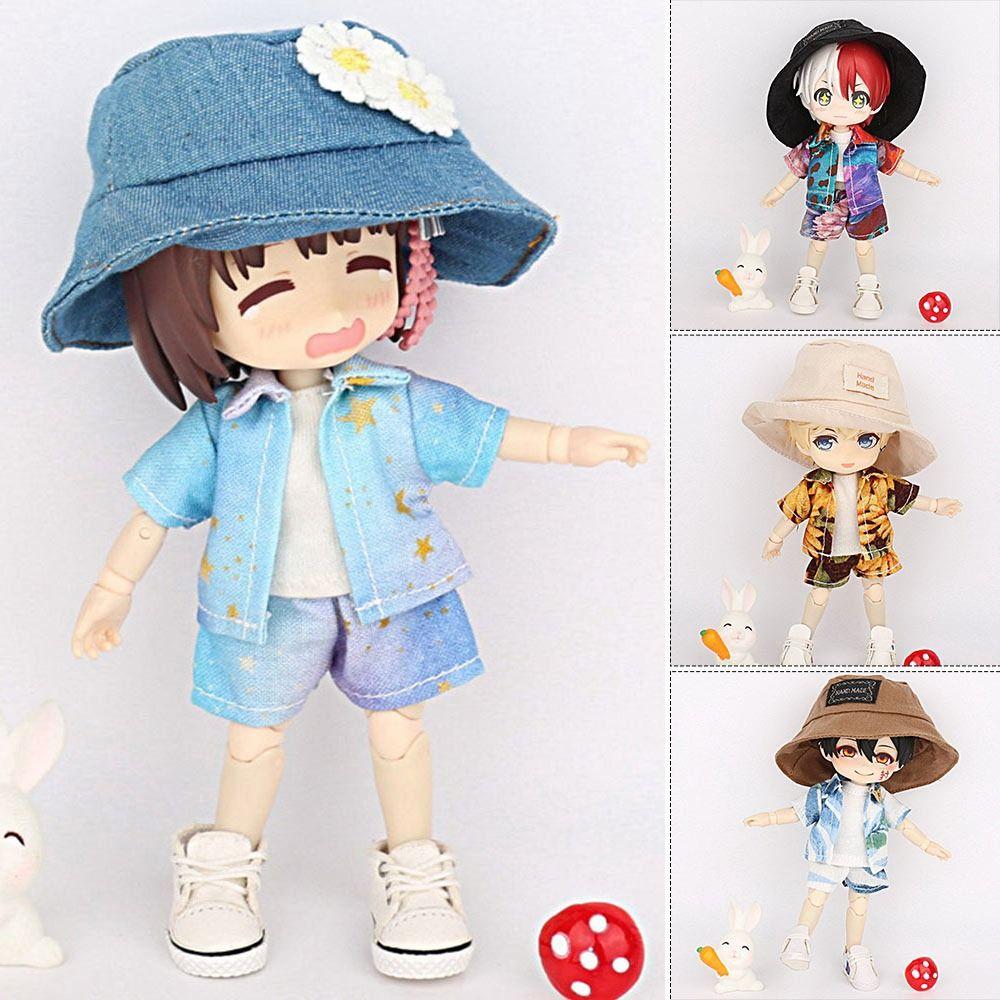 Кукольная одежда для ob11 Повседневная одежда Рубашки Кукольная одежда Футболка для кукол Топы Летняя футболка Шорты