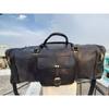 Gym Weekend Top-Quality Black Leather  Men Travel Bag Genuine Duffel Luggage