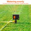 Oscillating Grass Sprinkler ABS 16 Hole Lawn Water Sprinkler with Filter Adjustable Spray Range Garden Water Irrigation System