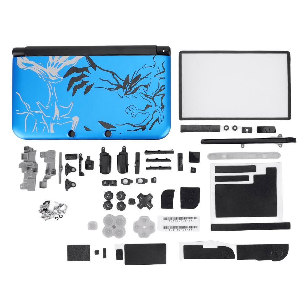 Для 3DS XL передняя задняя лицевая панель пластиковая верхняя