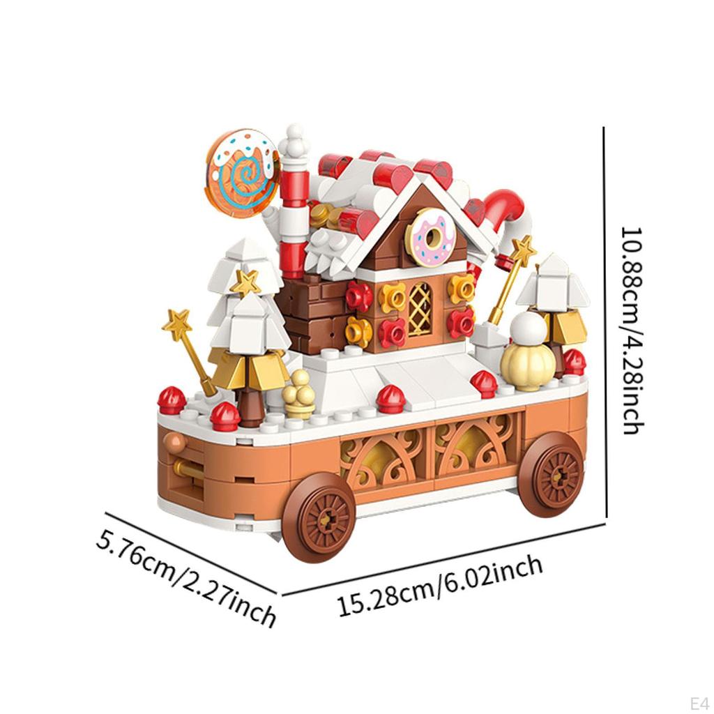 Рождественские строительные блоки, набор игрушек, набор игрушек «сделай сам» для детей 6, 7, 8, 9+ лет