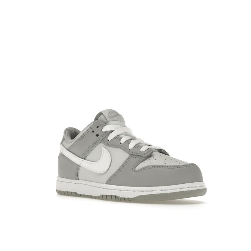 Nike Dunk Low PS Wolf Grey Kids Sneakers Pure-Platinum White DH9756-001