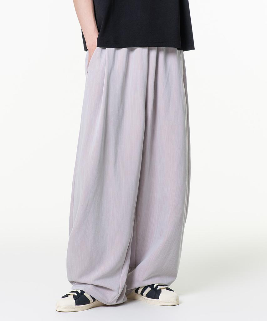MOZMOZ Slub Rayon Touch Easy Flow Pants Pink Beige