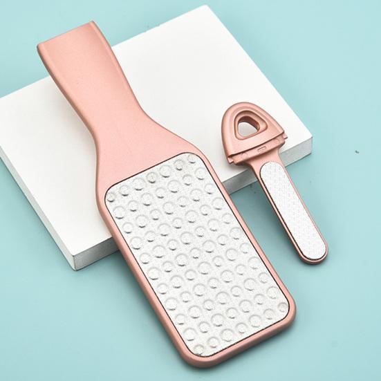 Dead Skin Callus Remover Foot Scrubber Dry Wet Dual Use Stainless Steel