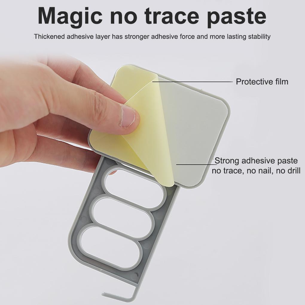 Настенная вешалка для полотенец, складная, 4 крючка, для домашнего хранения, вешалка для ванной комнаты, общежития