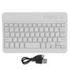 Mini Keyboard Bluetooth Portable 59 Keys Tablet Computer Supplies White 7in HB028