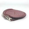 HERMES Evelyne H logo Wallet Coin Compartment coin purse Leather purple
