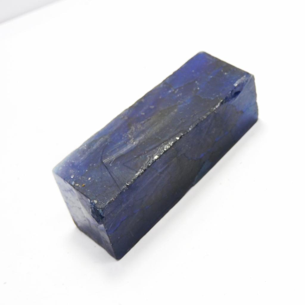 Natural Blue Sapphire Loose Gemstone Dyed Uncut Rough 357.70 ct September Birthday Birthstone