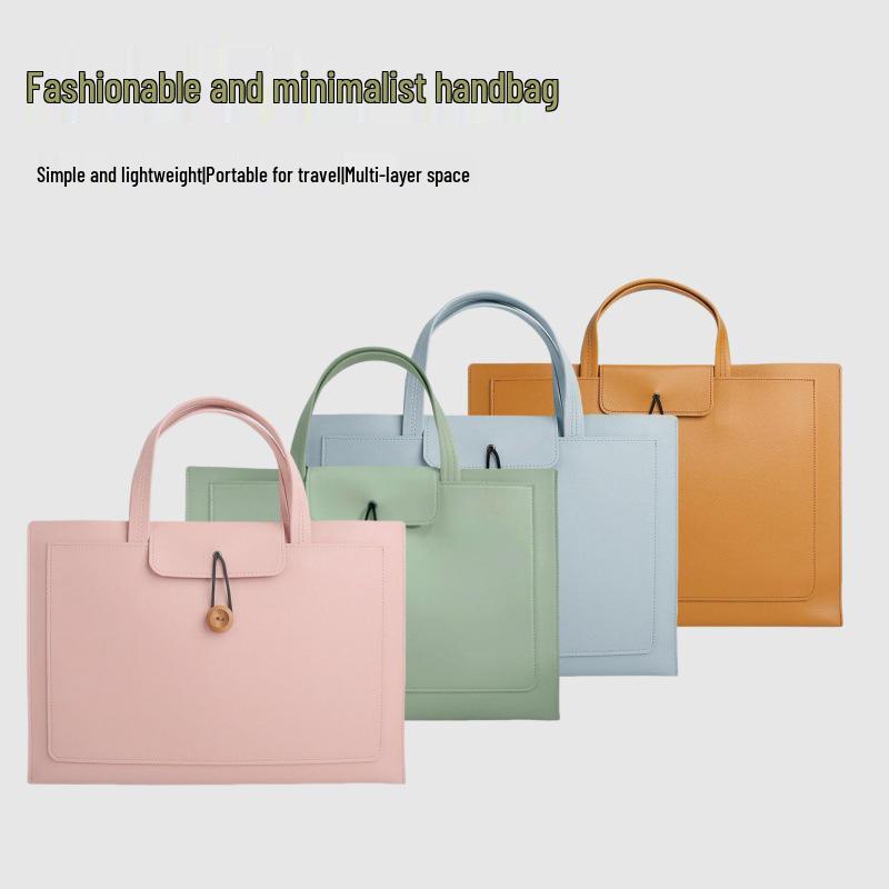 MacBook PU Leather Laptop Bag & iPad Sleeve - 15 Inch Plush Notebook/Tablet Case