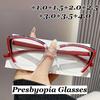 Fashion Cat-Eye Full Frame Presbyopia Glasses Personalized Retro Blue Light Barrier Reading Glasses Men Women Fashion Glasses