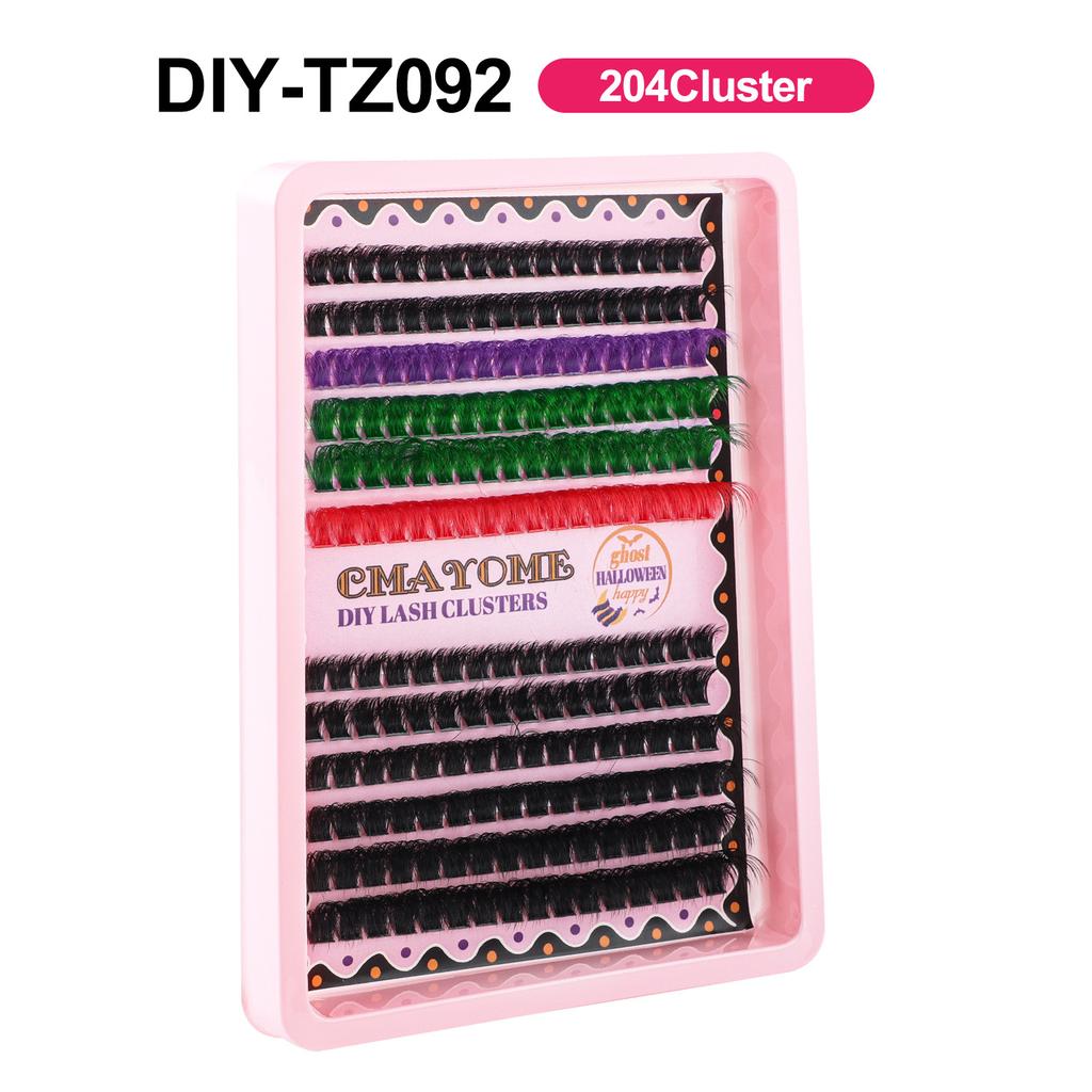 Diy Color Eyelash Extension Kit Thick Simulation D Song Large Capacity False Eyelashes