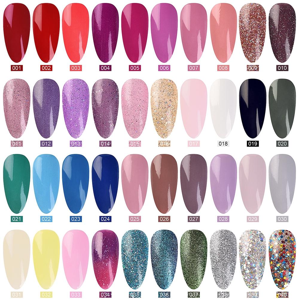 kads 40 цветов, 10 г, порошок для окунания ногтей, красочный блеск для ногтей, пыль, хромированный пигмент, блестящие украшения для маникюра