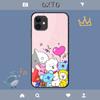BT21 Милый Kpop Мультяшный Чехол для iPhone Samsung Galaxy Redmi Note S 17 16 15 14 13 20 24 25 54 Pro Max Ultra Fe Чехол из Закаленного Стекла