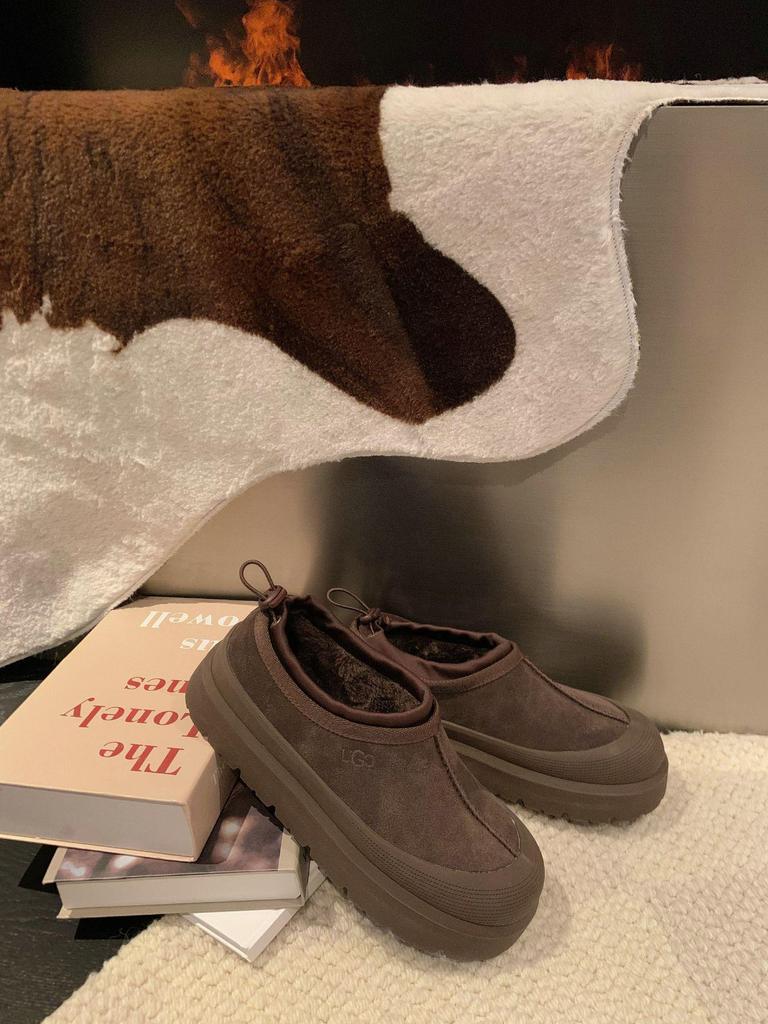 «Женские туфли на платформе из мягкой кожи и меха 2024 года — подчеркивающие рост, универсальные повседневные туфли на осень/зиму»