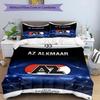 3pcs Duvet Cover Set (1*Duvet Cover + 2*Pillowcase, Without Core), AZ Alkmaar Print Bedding Set, Bedroom Decor, All‑Season, Birthday Gift