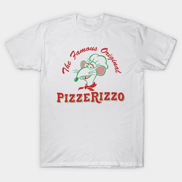 Asian Size Men Print T-shirt Pizzerizzo No-Cut Heat Transfer Print Cotton Tshirt
