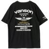 Vanson Streetwear Сетчатая футболка, Черный