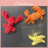 Animal Ocean Plush Refrigerator Magnet Sea Turtle Lobster Fish World Underwater