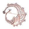 1PC Peacock Animal Corsage Banquet Decoration Women Scarf Brooch Pin Jewelry