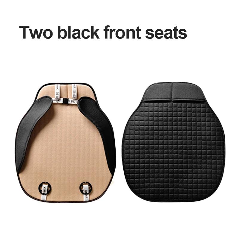 SEAMETAL Льняной чехол на автомобильное сиденье Дышащая льняная подушка для автомобильного сиденья Защитная накладка для автокресла Универсальная для седанов и внедорожников