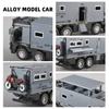 New 1/24 NOMADISMs Arocs Unimog Alloy Motorhome Touring Car Model Diecast Metal Toy Off-road RV Vehicles Model Sound Light Kids Gift