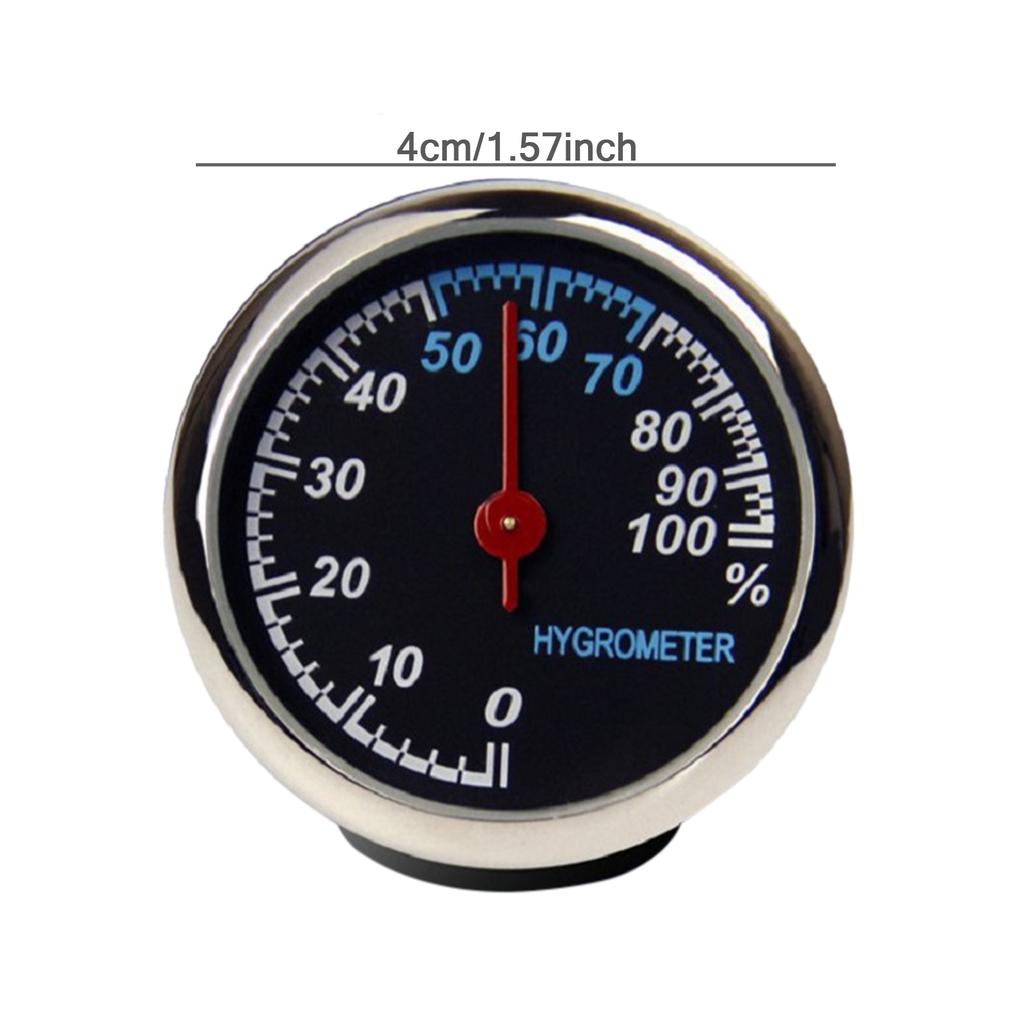 Мини-гигрометр для салона автомобиля, термометр, украшение для приборной панели, наклейки для салона автомобиля, аксессуары для автомобильного термометра