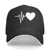Крутая Хиппи Бейсболка с изогнутым козырьком RoUnisextic с принтом пульса Кепка Snapback для повседневного отдыха Сэндвич Бейсболка