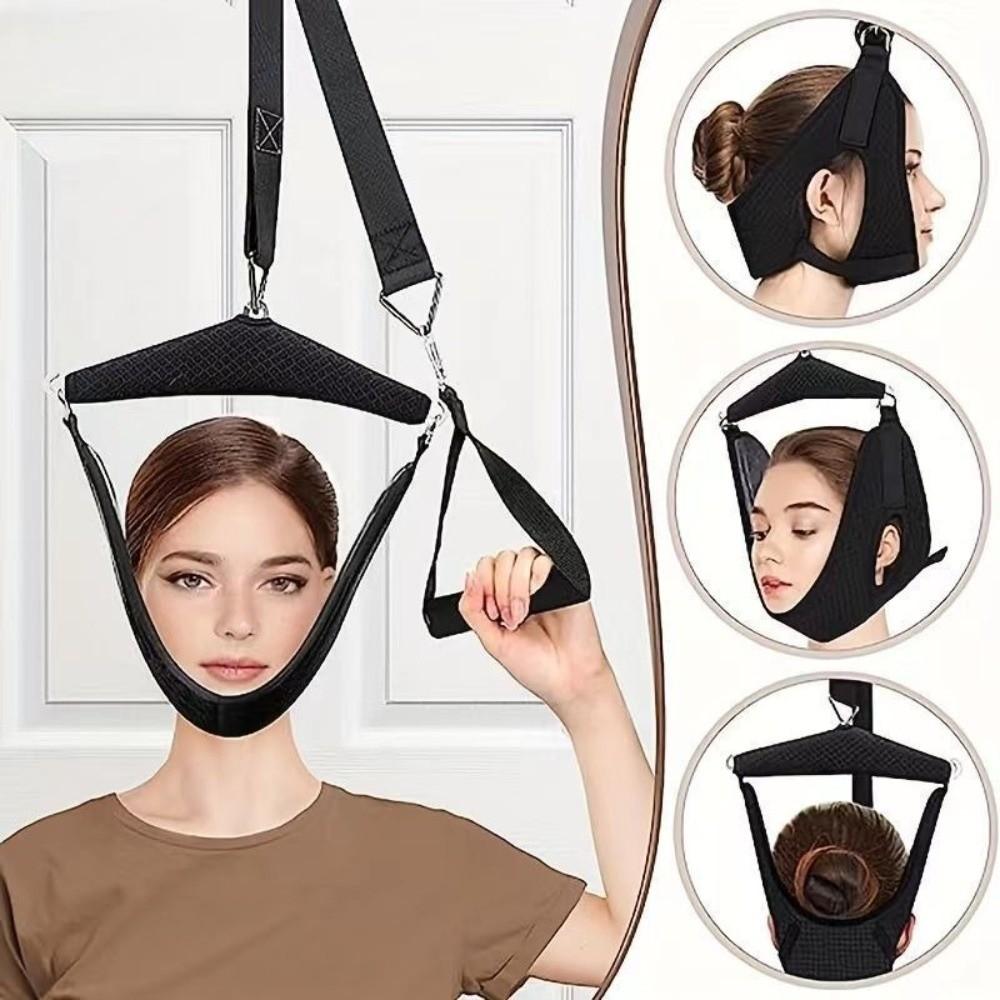 Soft Neck Support Strap Adjustable Posture Trainer Ideal Gift Cervical Traction Device Travel