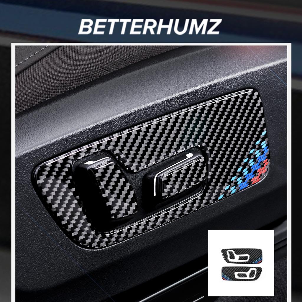 TOOR7 Carbon Fiber For BMW X3 G45 G48 2025 2026 Auto Seat Adjustment Buttons Trim Stickers Tuning Decor Car Interior Decor Accessories