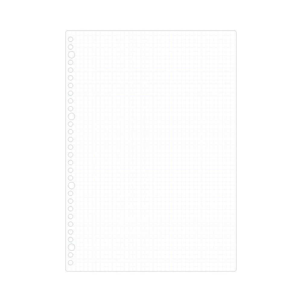 Maruman A4 отрывные листы 5 мм сетка в линейку L1107