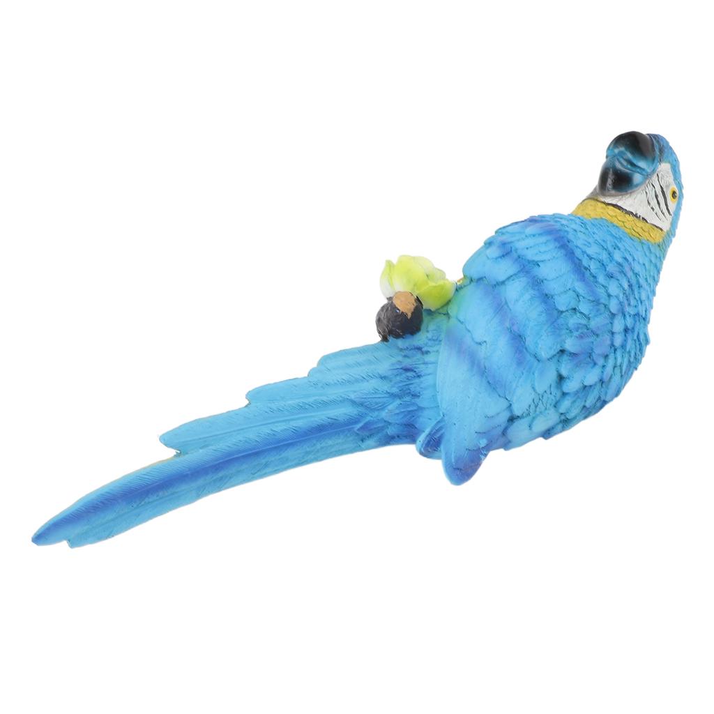 Попугай настенный декор смоляная реалистичная подвесная статуя попугая скульптура птицы для наружного сада патио двора