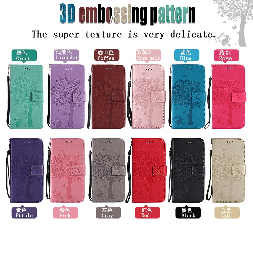 Leather Flip Phone Case For Samsung Galaxy A3 A7 2016 A5 2017 A6 A8 A9 Note 3 4 5 8 9 10 Plus 20 Ultra Wallet Bracket Cover