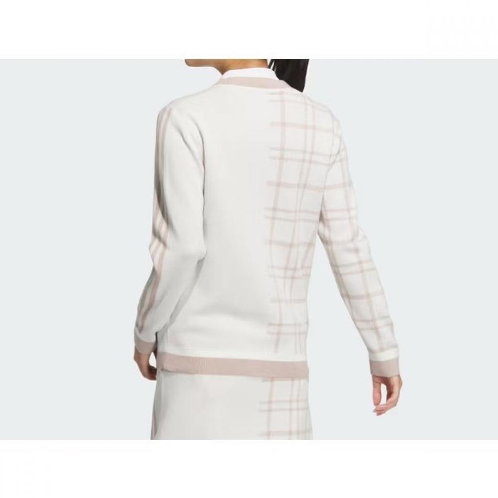 Adidas Гольф-пулея мода 3s клетчатый кардиган Is4752 Is4753 Is4754