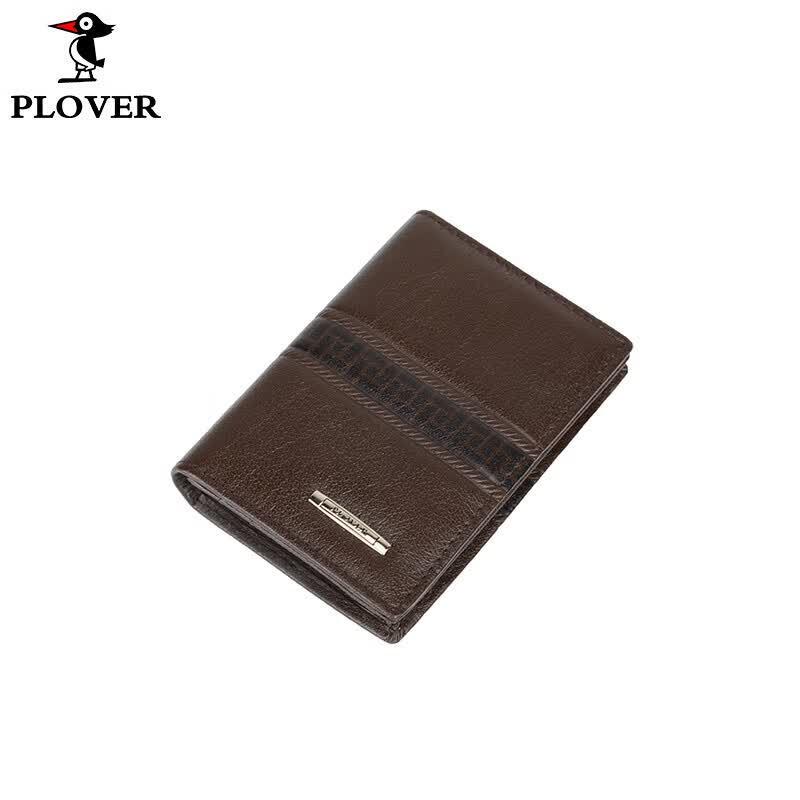PLOVER Genuine Leather Business Card and Card Holder