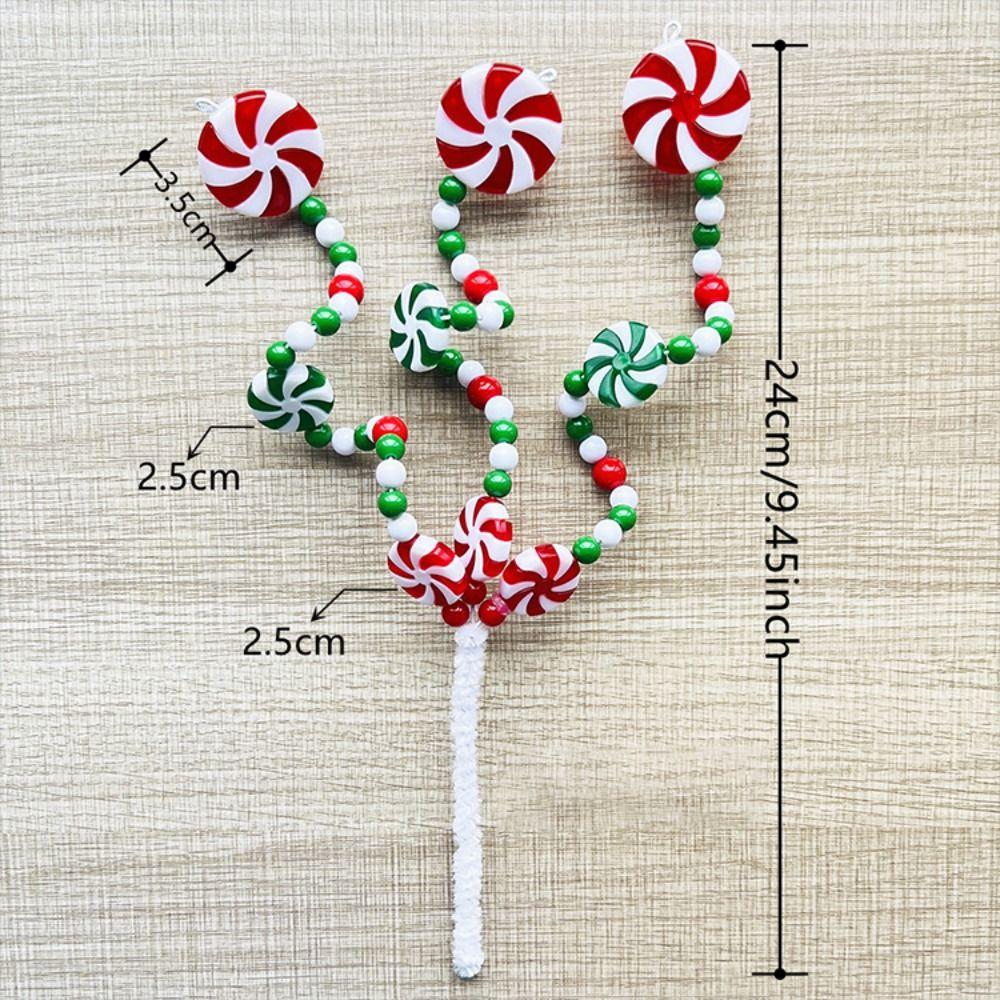 Wedding Bouquet Christmas Candy Cane Bifurcation Lollipop Christmas Tree Decor Home Decor
