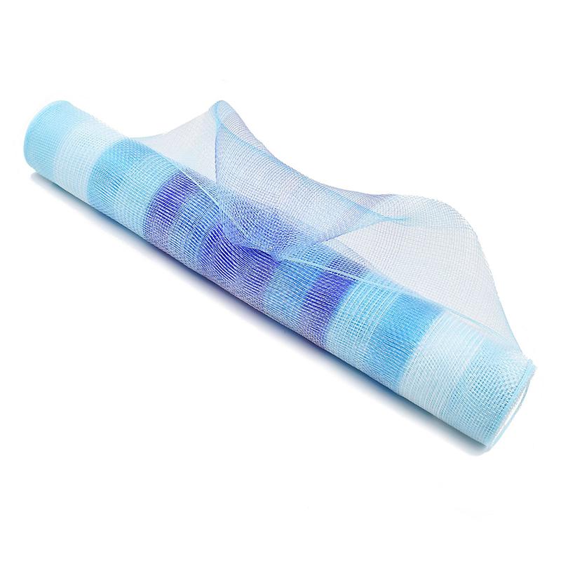 Один рулон полиэстера, новый продукт, 53 см, сетка, пасхальный венок, материал, красочная сетка, праздничное украшение, многостиль