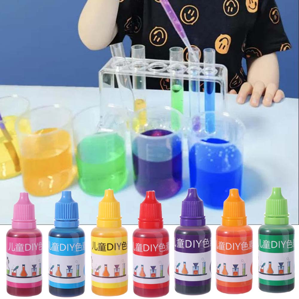 Interactive Experimental Dyeing Pigment Water Oil Plasticine Handmade Crafts Pigment Children