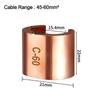 Copper Wire Connector C Type Copper C-shaped Clamp C Type Clip Buckle Terminal Clamp  Wire