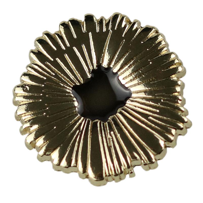 Yisen ESSTUDIO ретро металлическая пряжка черное шерстяное пальто в горошек