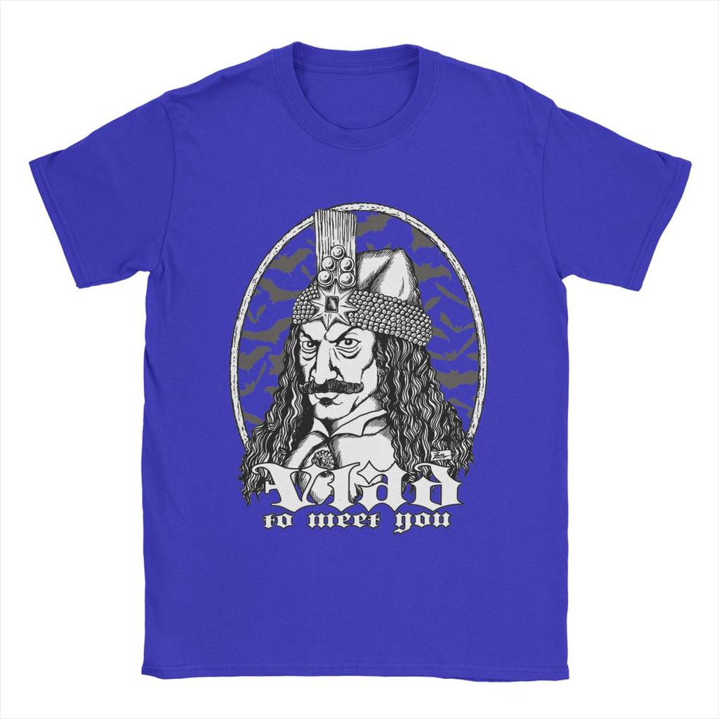 Мода Влада, чтобы встретиться с вами Влад Дракула футболки для мужчин круглый вырез хлопковая футболка короткий рукав футболка идея подарка одежда